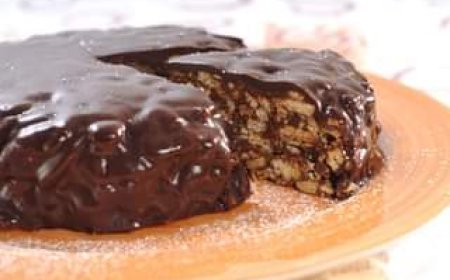 Salame de chocolate enformado