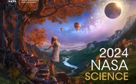 Lançamento oficial do calendário NASA 2024 traz imagens fantásticas e misteriosas do universo