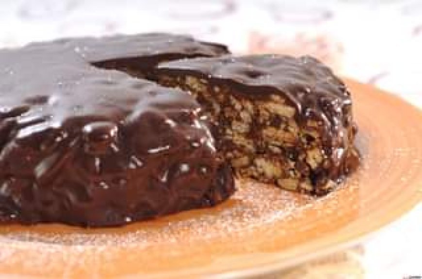 Salame de chocolate enformado